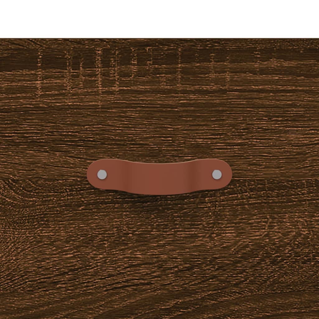 Highboard Brown Oak 69.5x31x115 cm Engineered Wood