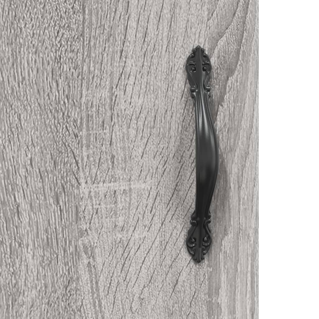 Highboard Grey Sonoma 69.5x31x115 cm Engineered Wood