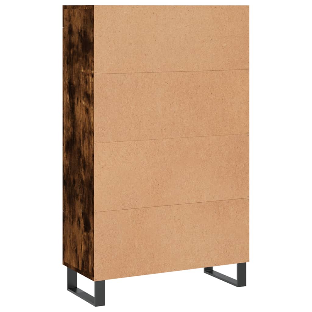 Highboard Smoked Oak 69.5x31x115 cm Engineered Wood