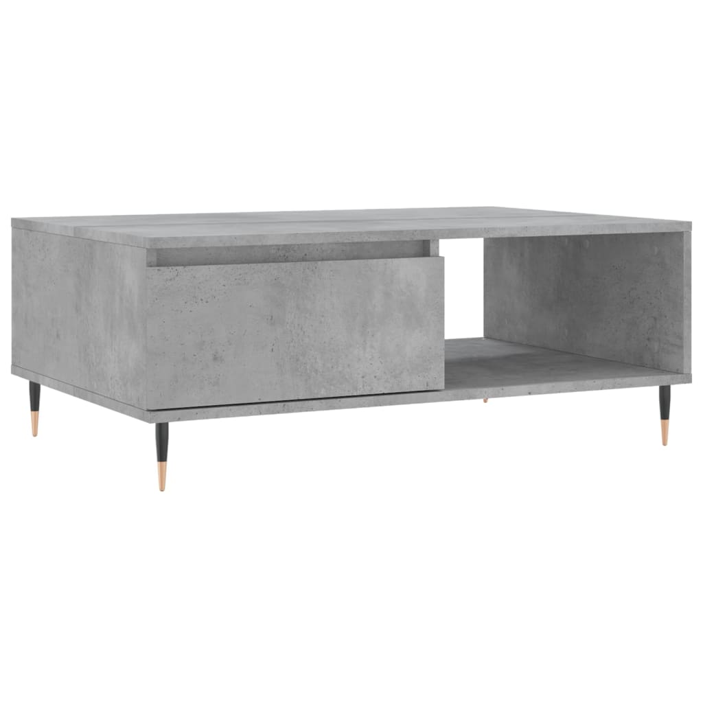 Coffee Table Concrete Grey 90x60x35 cm Engineered Wood
