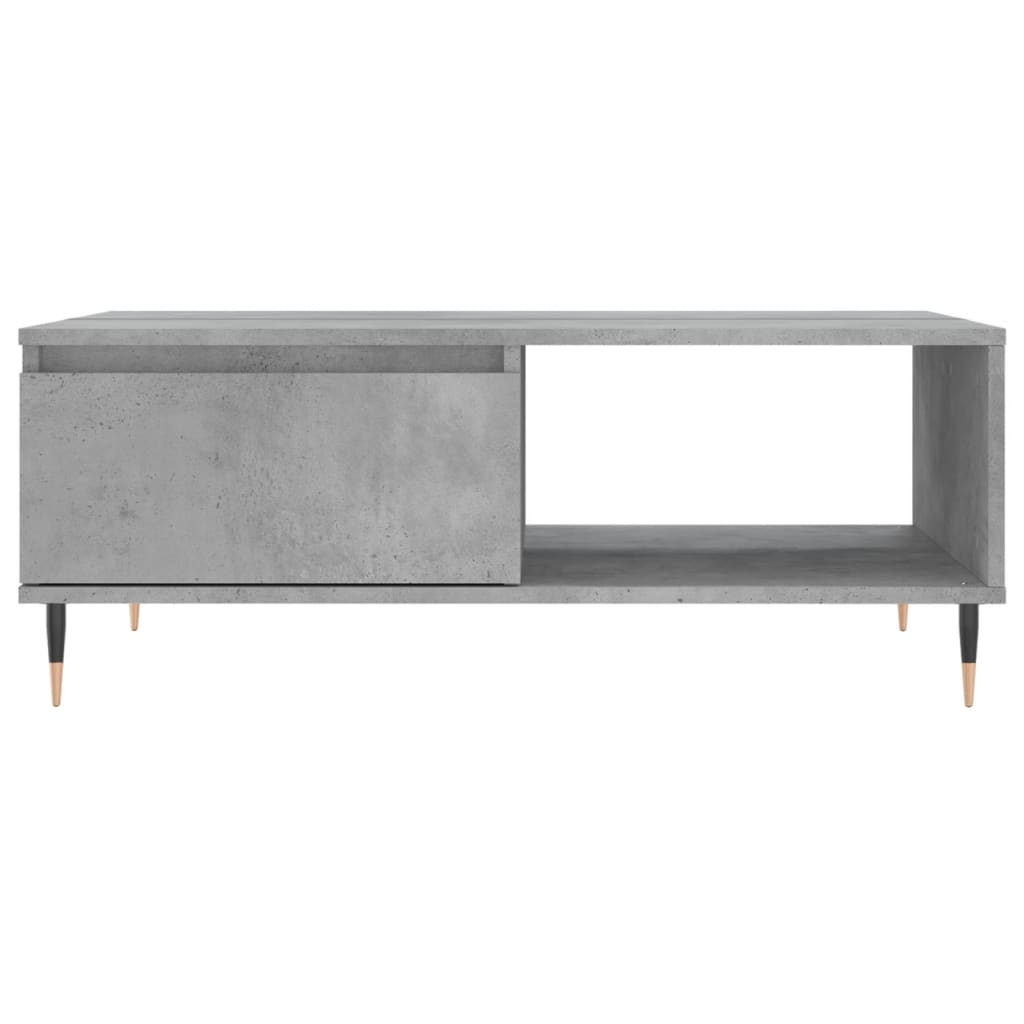 Coffee Table Concrete Grey 90x60x35 cm Engineered Wood