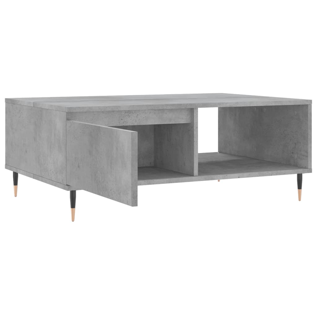 Coffee Table Concrete Grey 90x60x35 cm Engineered Wood