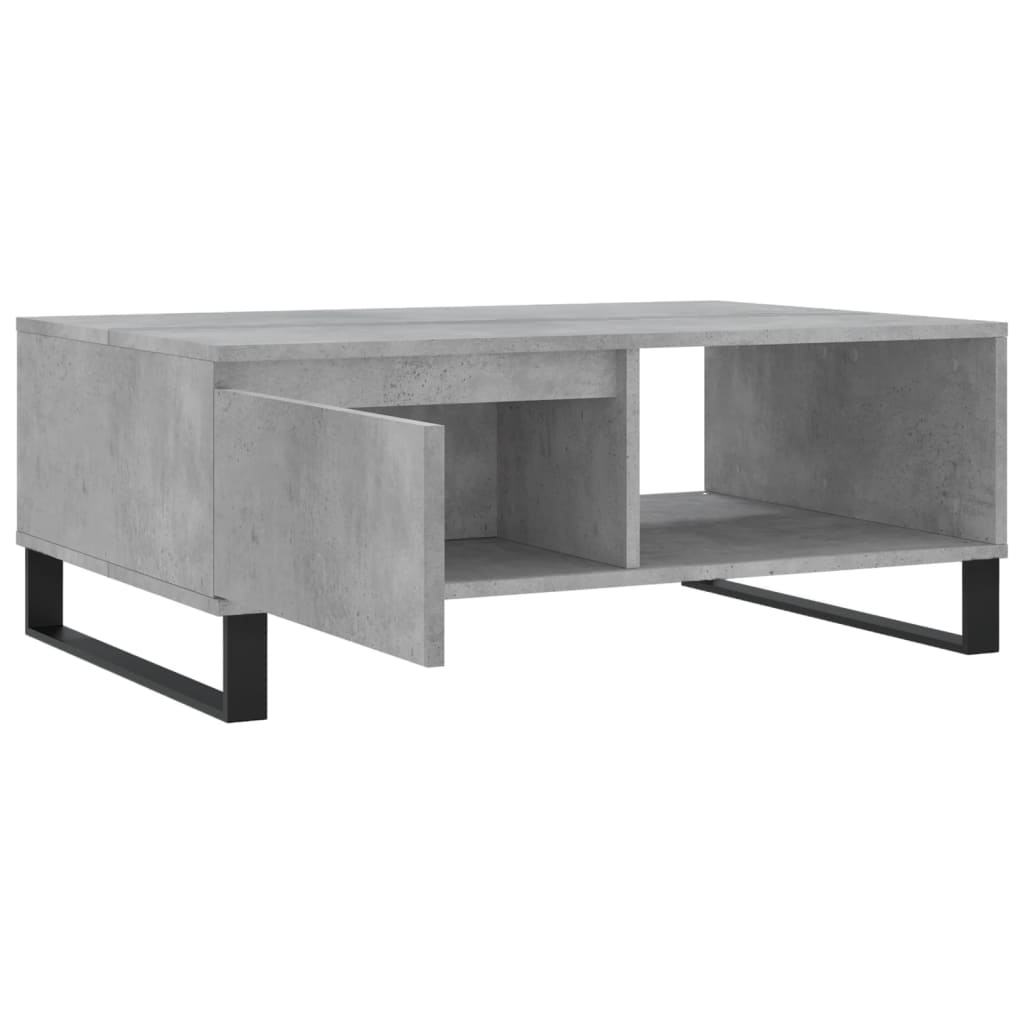 Coffee Table Concrete Grey 90x60x35 cm Engineered Wood