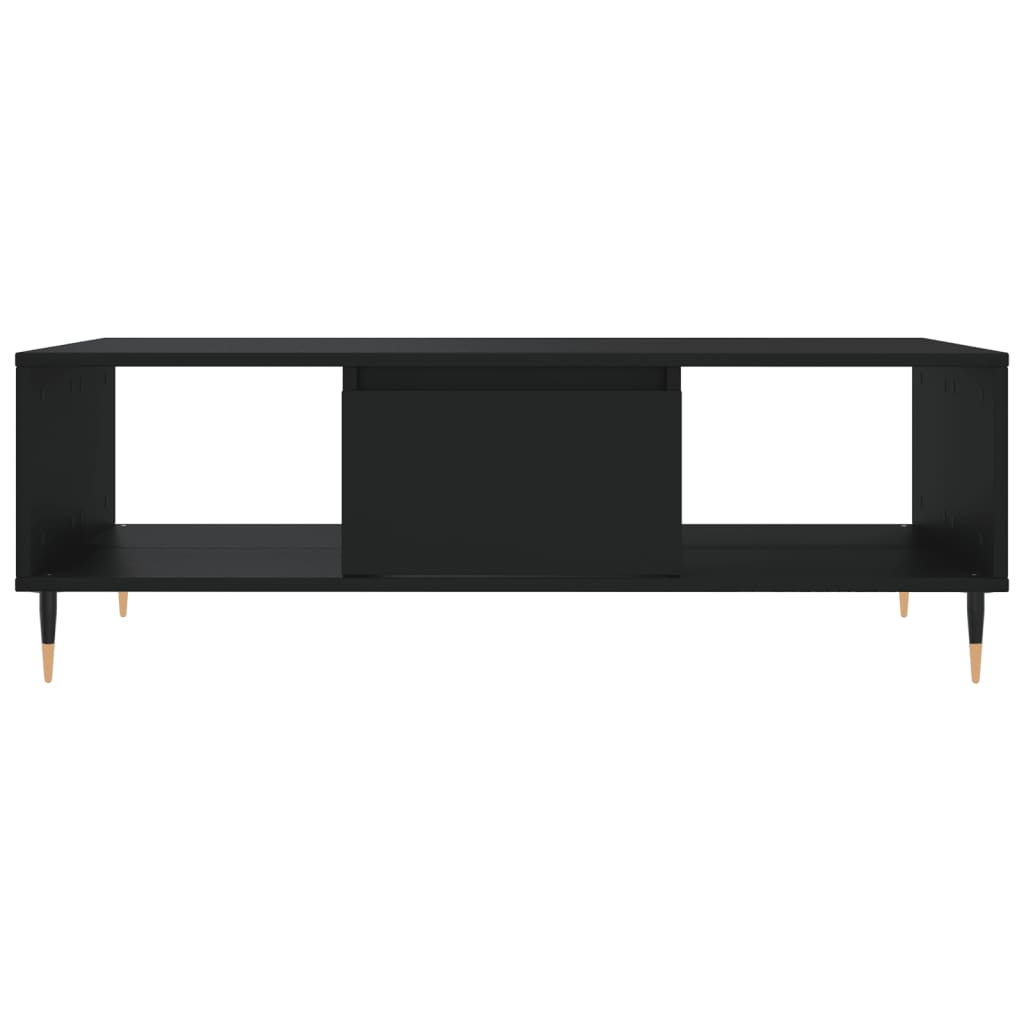 Modern Wooden Living Room Coffee Table With Open Storage Space & 1 Door Wood