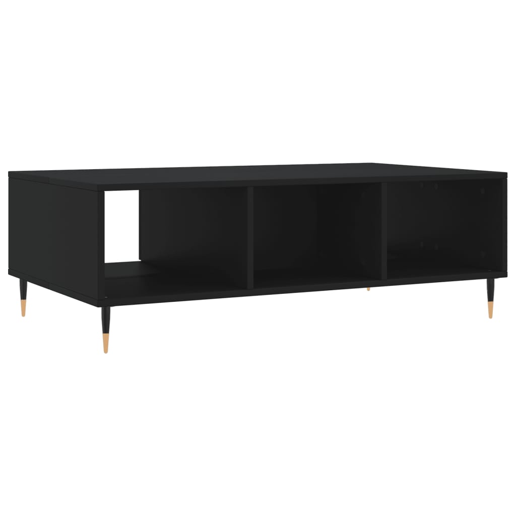 Modern Wooden Living Room Coffee Table With Open Storage Space & 1 Door Wood