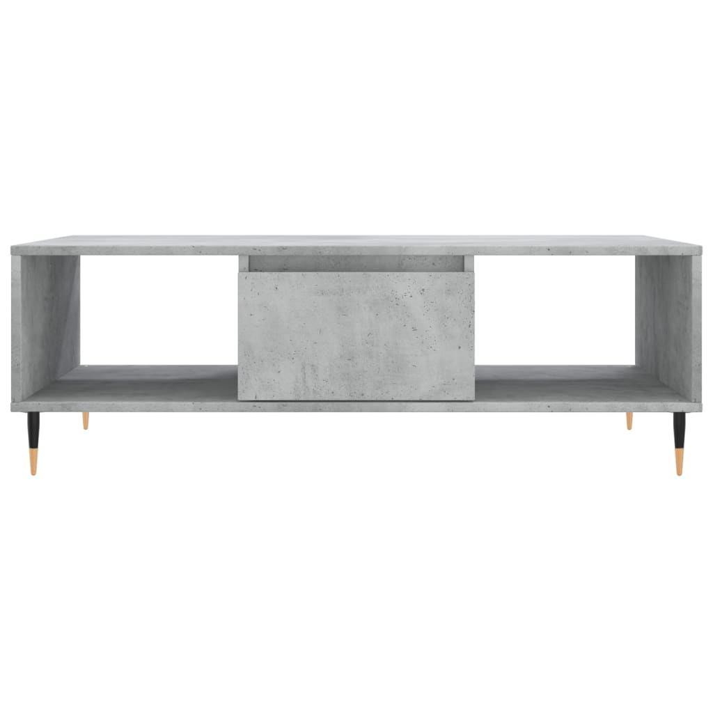 Modern Wooden Living Room Coffee Table With Open Storage Space & 1 Door Wood