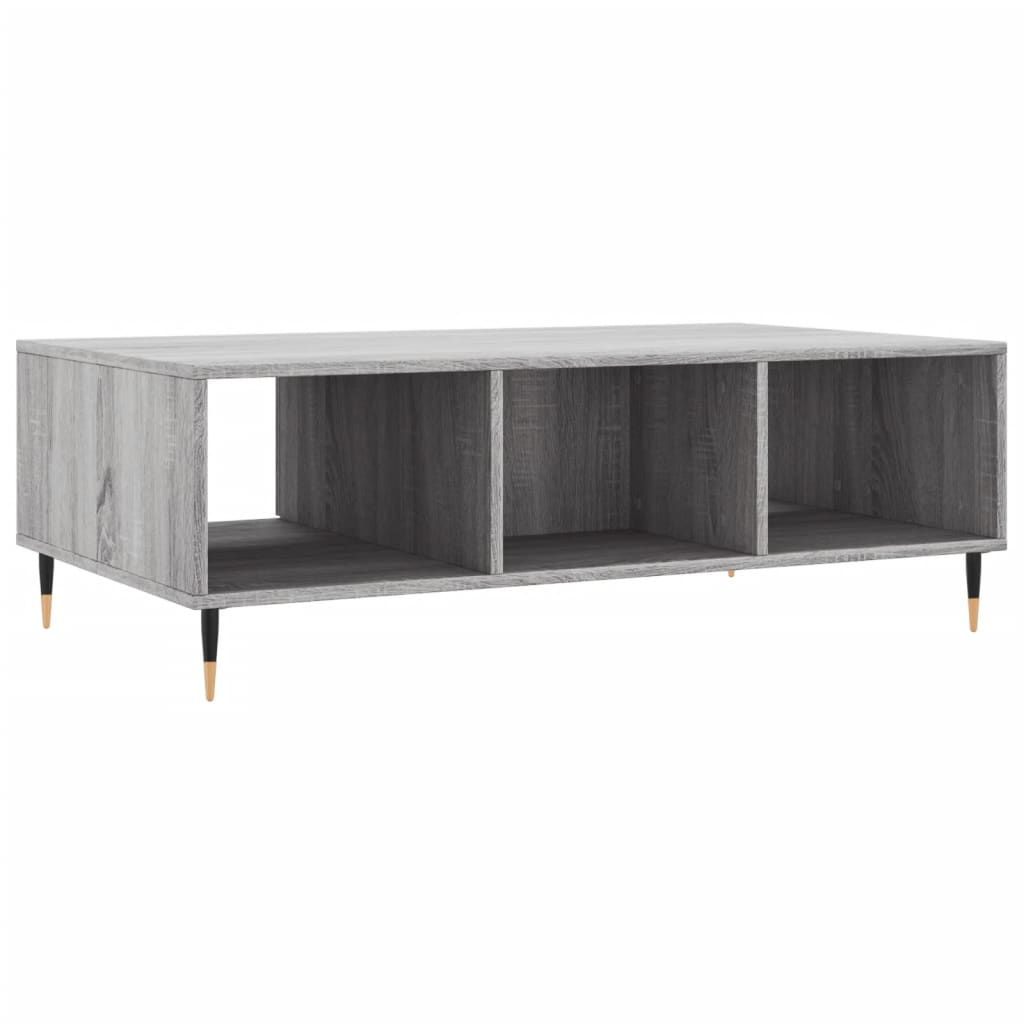 Modern Wooden Living Room Coffee Table With Open Storage Space & 1 Door Wood