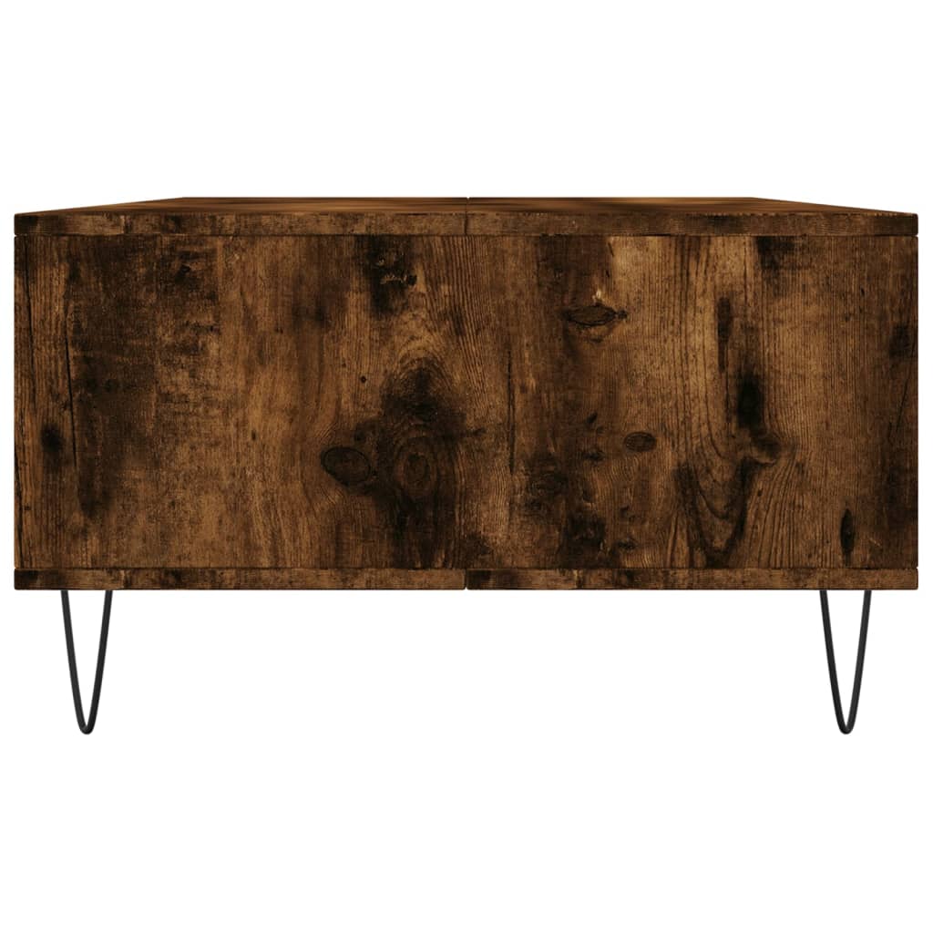 Modern Wooden Living Room Coffee Table With Storage Drawer & Open Shelves Wood