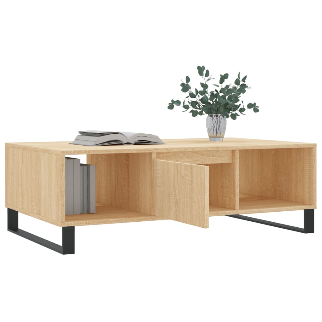 Coffee Table Sonoma Oak 104x60x35 cm Engineered Wood