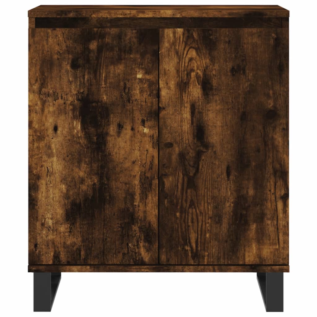 Sideboard Smoked Oak 60x35x70 cm Engineered Wood