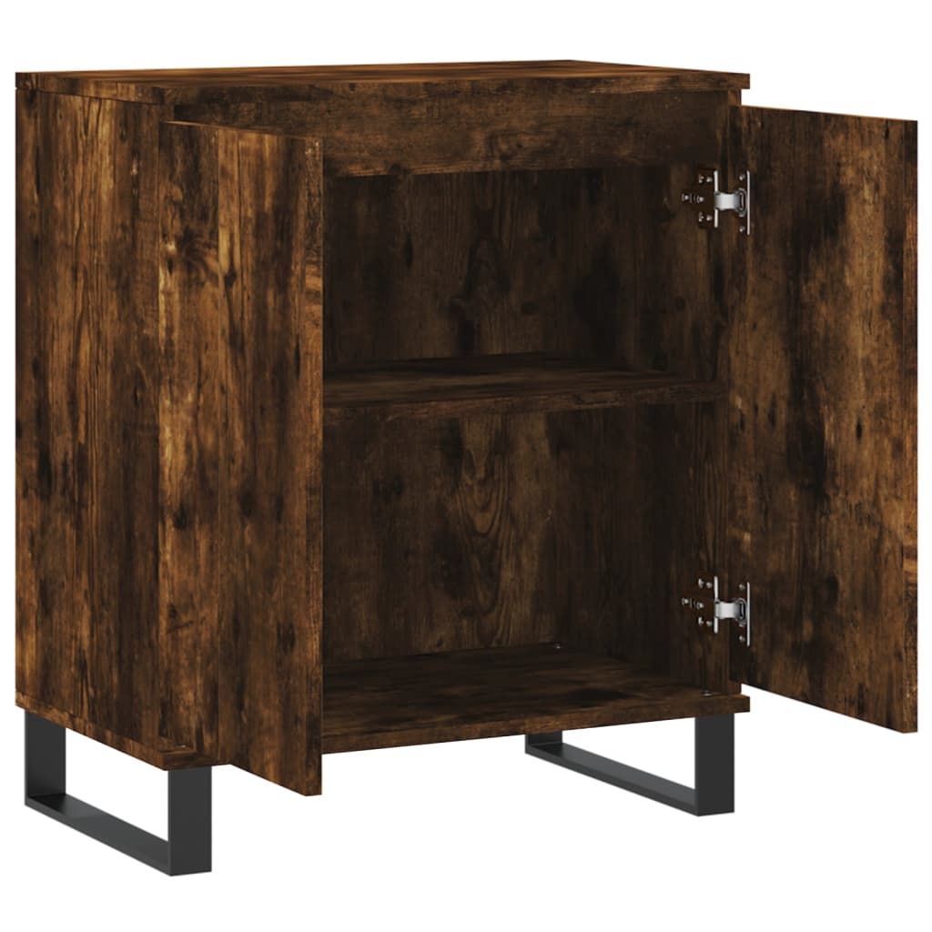 Sideboard Smoked Oak 60x35x70 cm Engineered Wood
