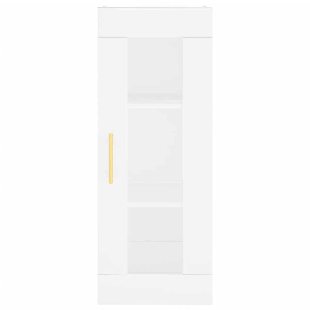 Wall Mounted Cabinet White 34.5x34x90 cm