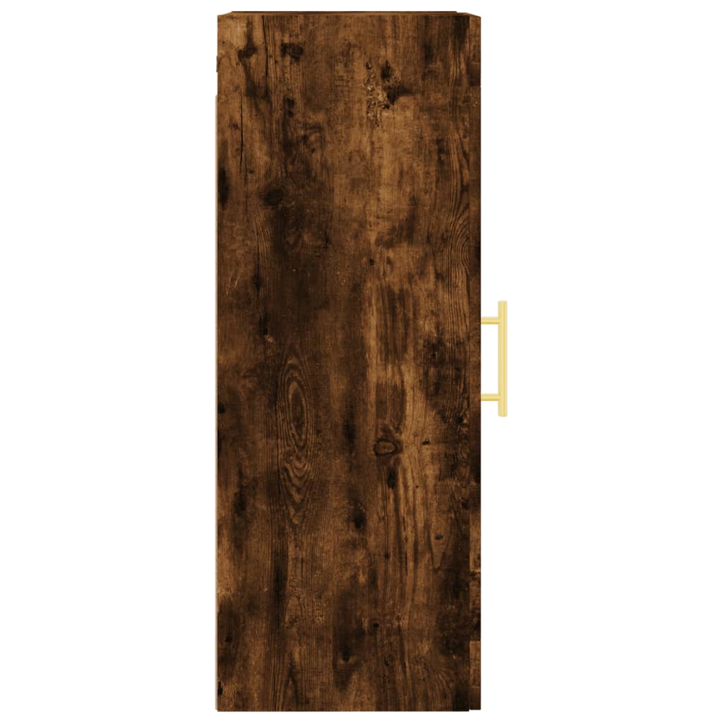 Wall Mounted Cabinet Smoked Oak 34.5x34x90 cm