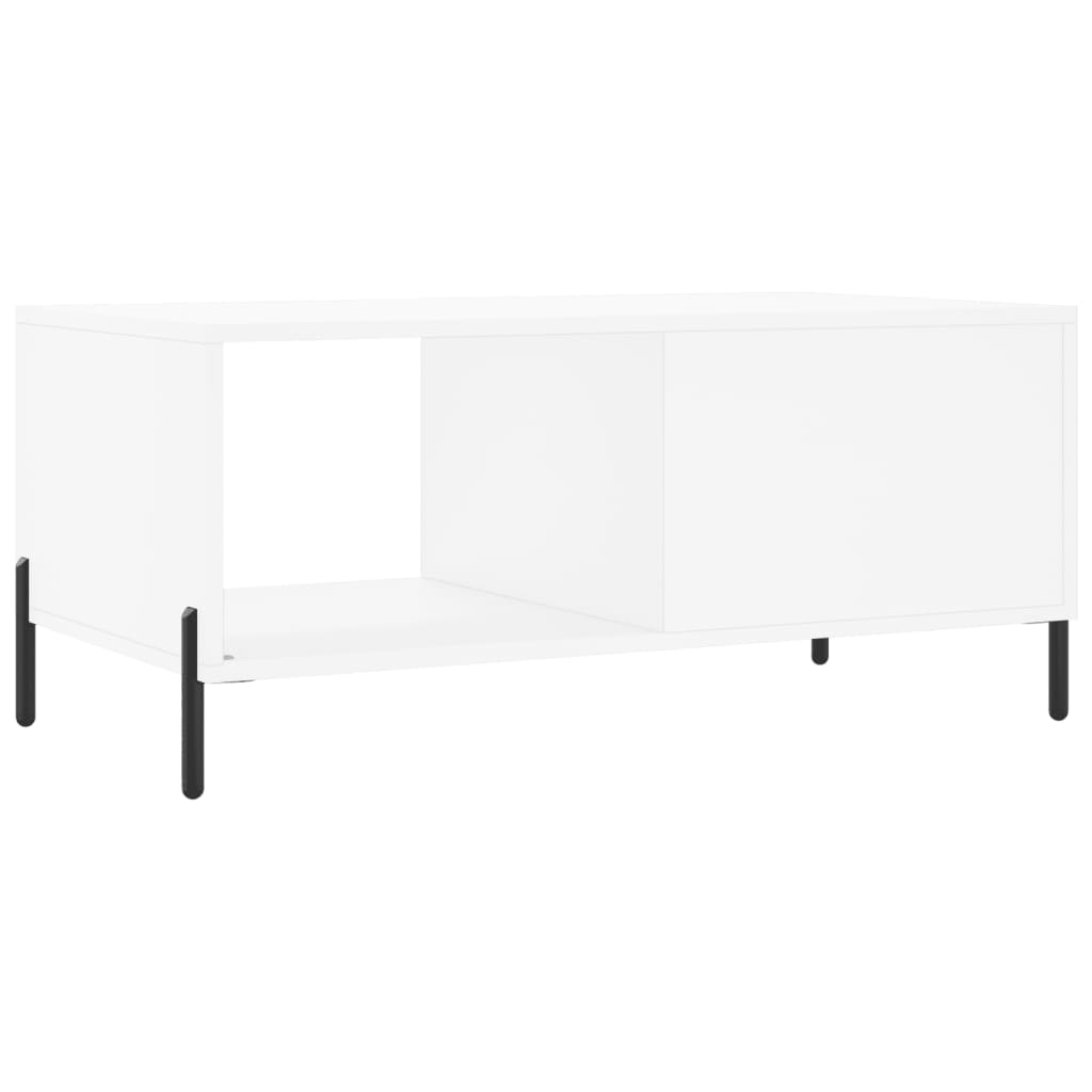 Modern Wooden Living Room Coffee Table With Door & Open Storage Shelf Wood
