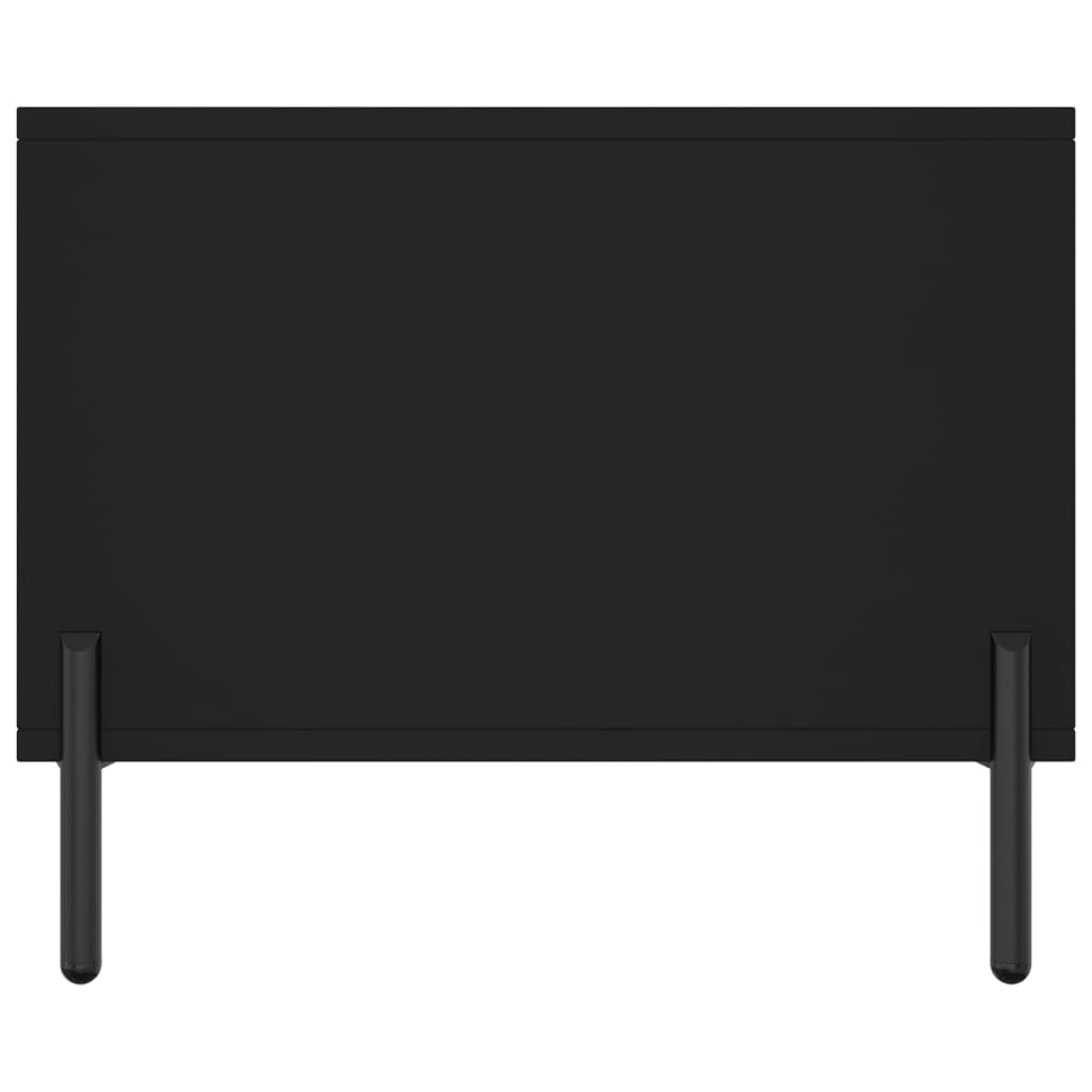 Modern Wooden Living Room Coffee Table With Door & Open Storage Shelf Wood