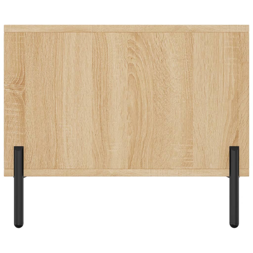 Modern Wooden Living Room Coffee Table With Door & Open Storage Shelf Wood