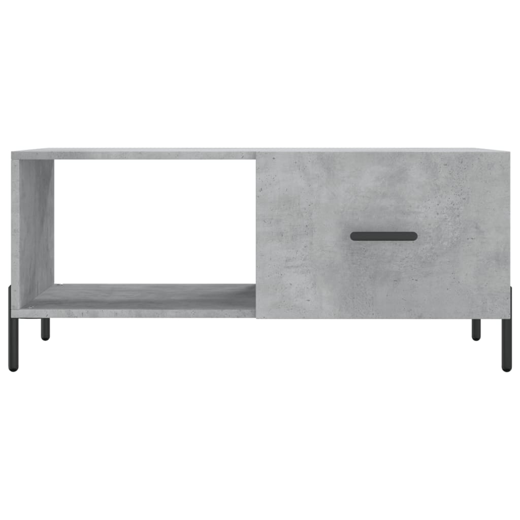 Modern Wooden Living Room Coffee Table With Door & Open Storage Shelf Wood