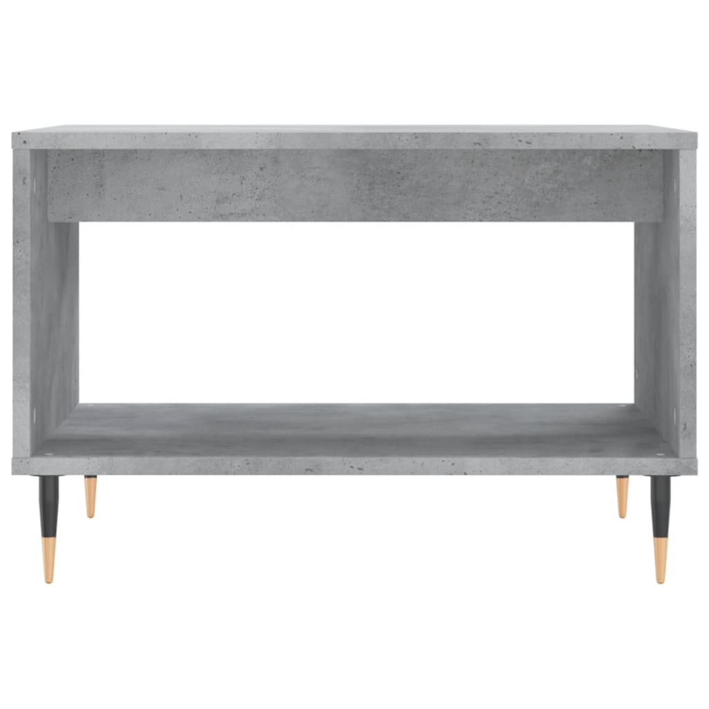 Coffee Table Concrete Grey 60x50x40 cm Engineered Wood