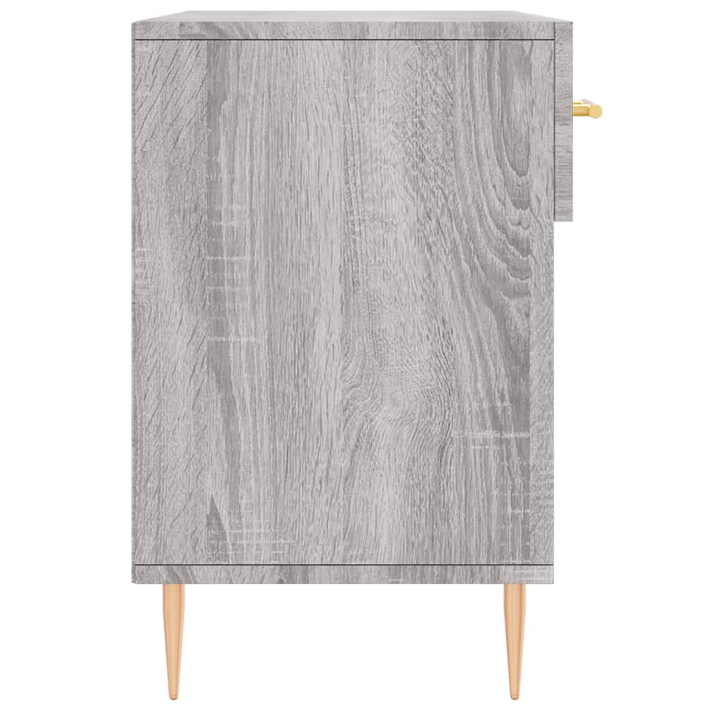 Shoe Bench Grey Sonoma 102x35x55 cm Engineered Wood