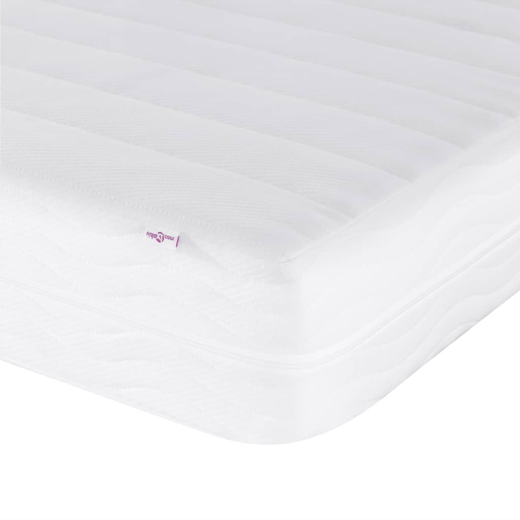 Daybed with Mattress Light Grey 90x190 cm Velvet