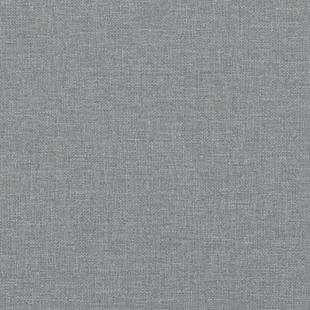 Daybed with Trundle without Mattress Light Grey 90x190 cm Single