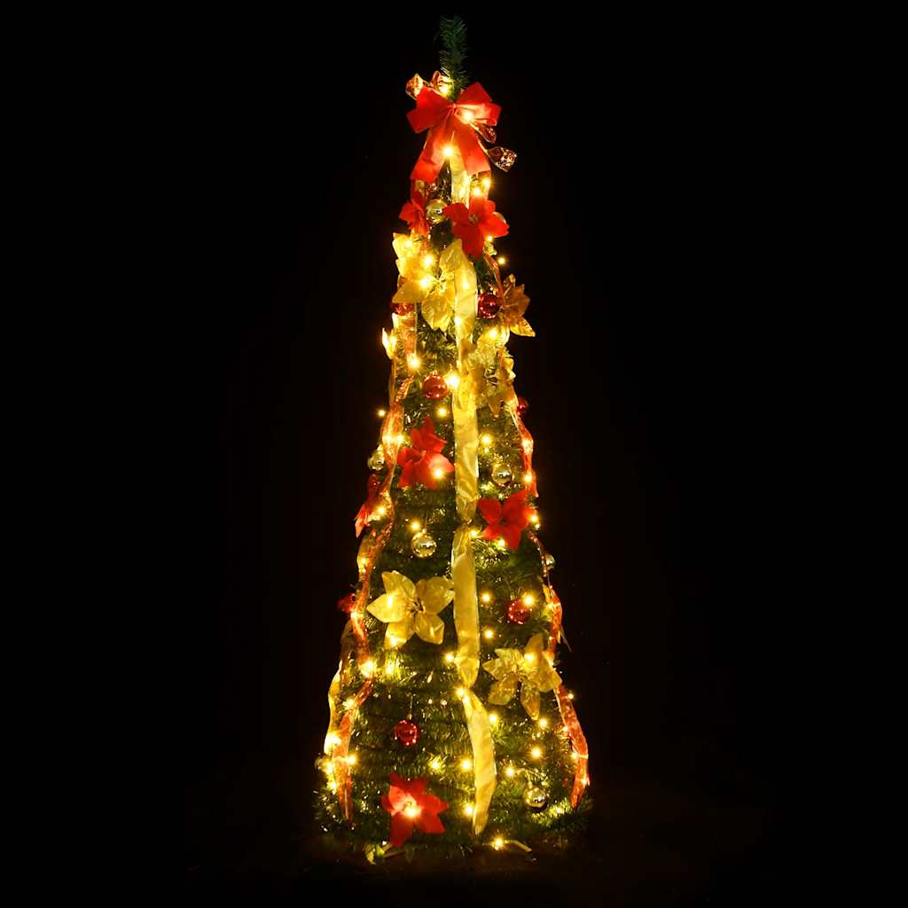 Artificial Christmas Tree Pop-Up 50 Leds Green