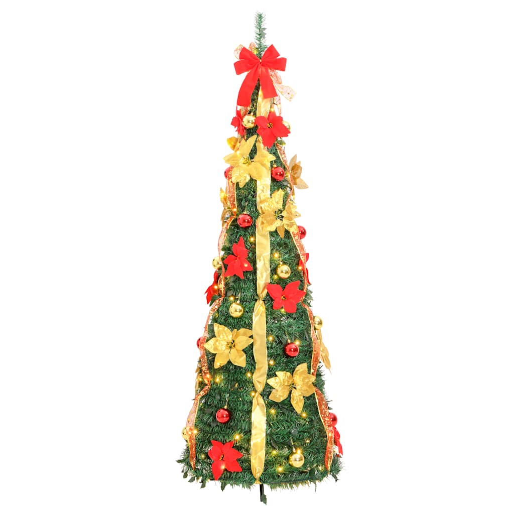 Artificial Christmas Tree Pop-Up 50 Leds Green