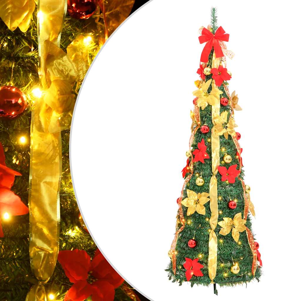 Artificial Christmas Tree Pop-Up 50 Leds Green