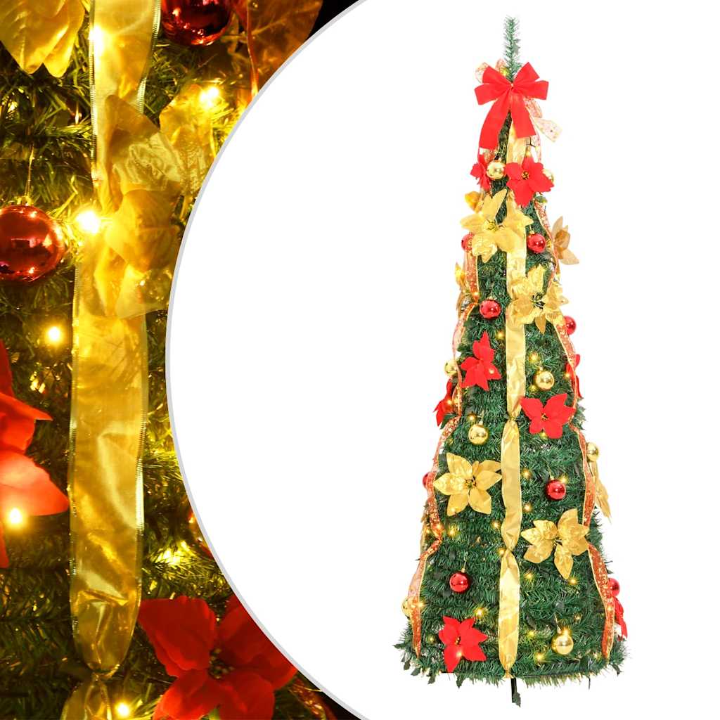 Artificial Christmas Tree Pop-Up 50 Leds Green