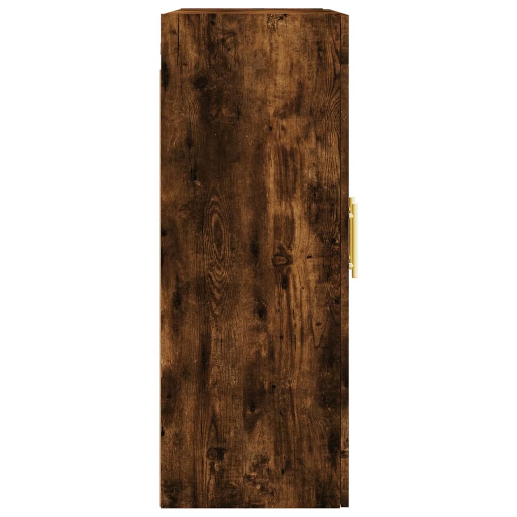 Wall Mounted Cabinets 2 pcs Smoked Oak Engineered Wood