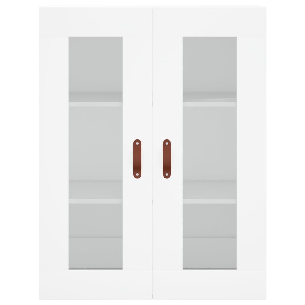 Highboard White 69.5x34x180 cm Engineered Wood