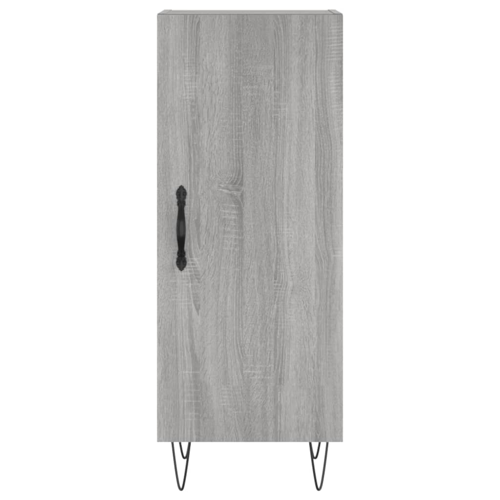 Highboard Grey Sonoma 34.5x34x180 cm Engineered Wood