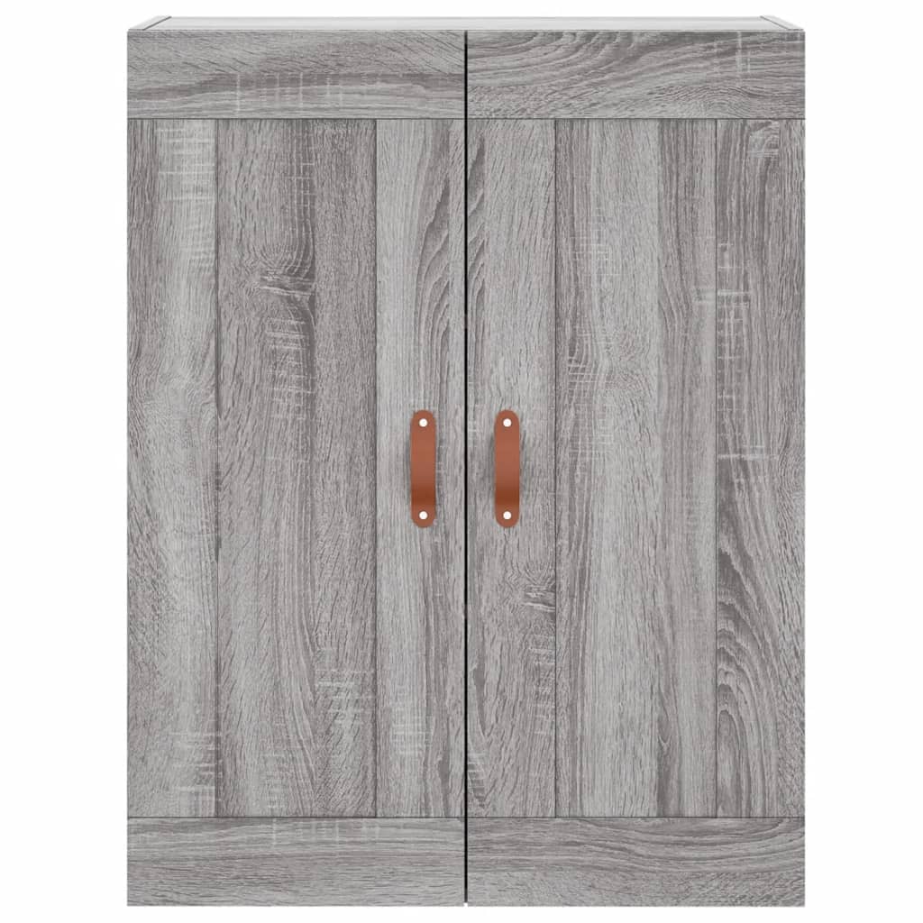 Highboard Grey Sonoma 69.5x34x180 cm Engineered Wood