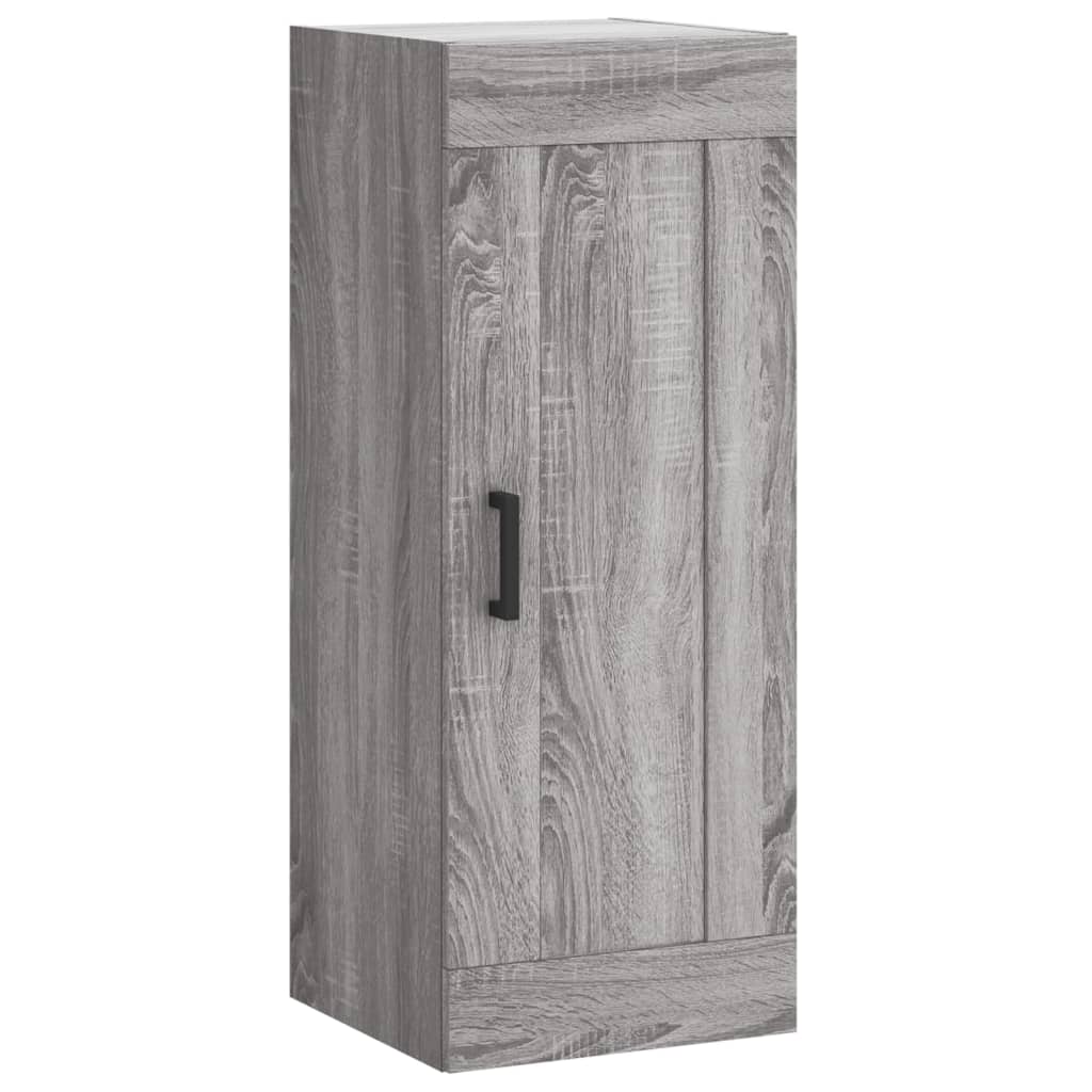 Highboard Grey Sonoma 34.5x34x180 cm Engineered Wood