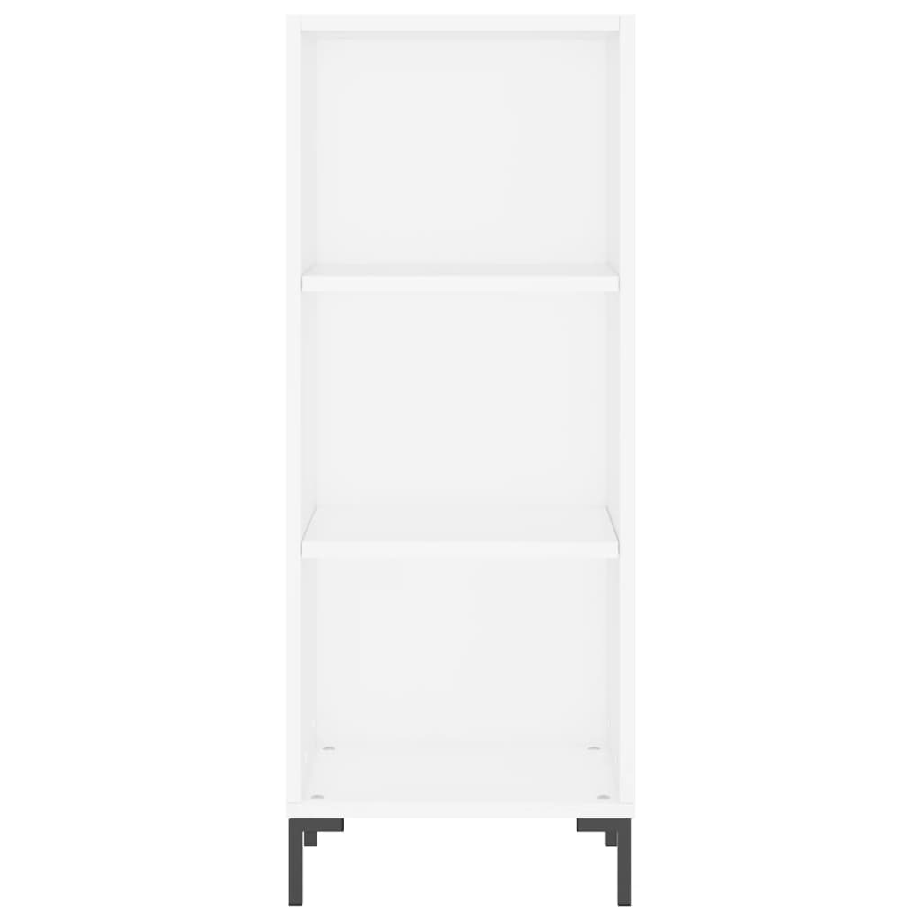 Highboard White 34.5x34x180 cm Engineered Wood
