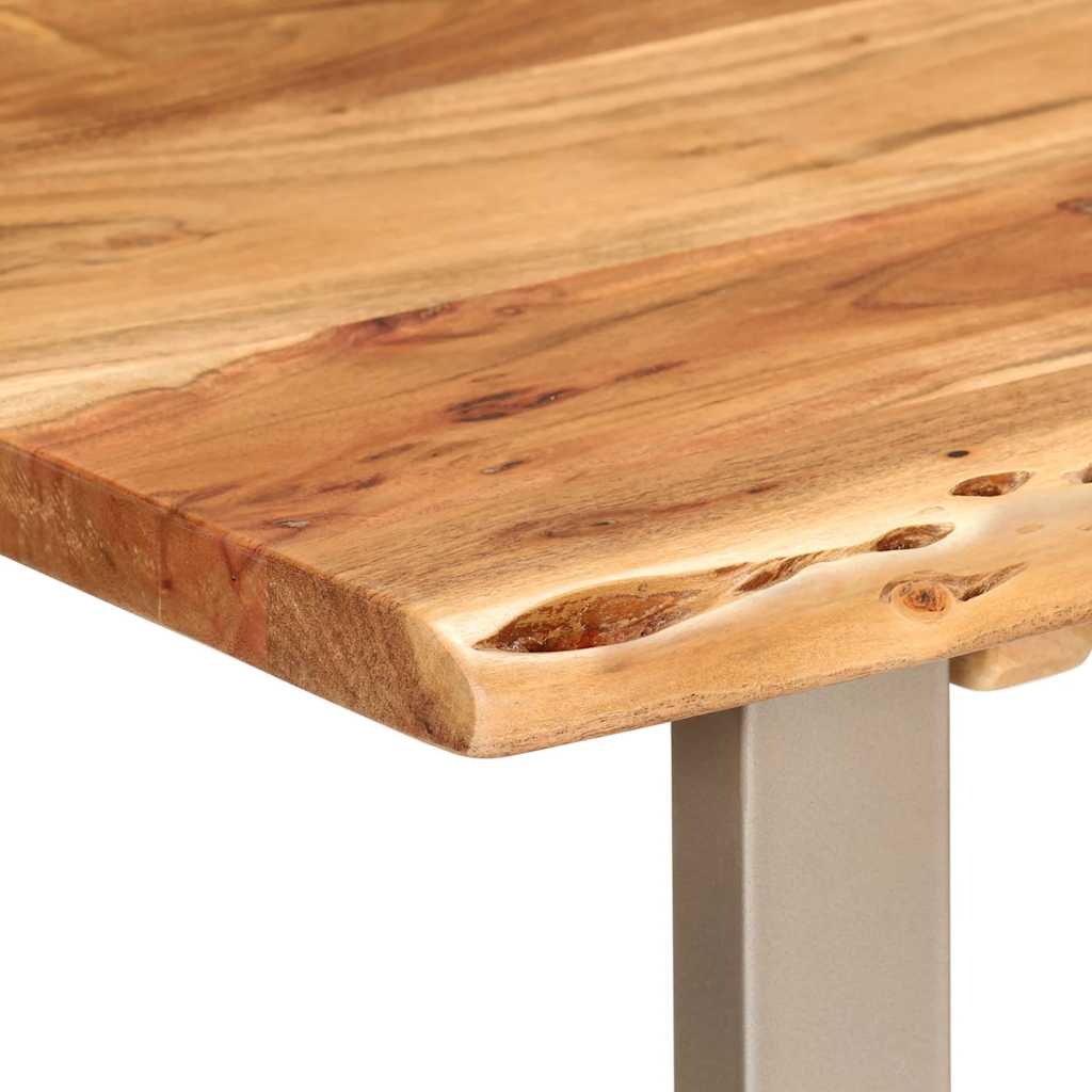 Dining Table 110x50x76 cm Solid Wood Acacia