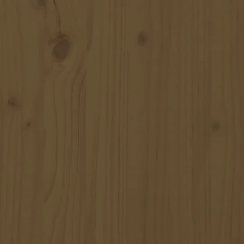 Book Cabinet Honey Brown 50x35x68 cm Solid Wood Pine
