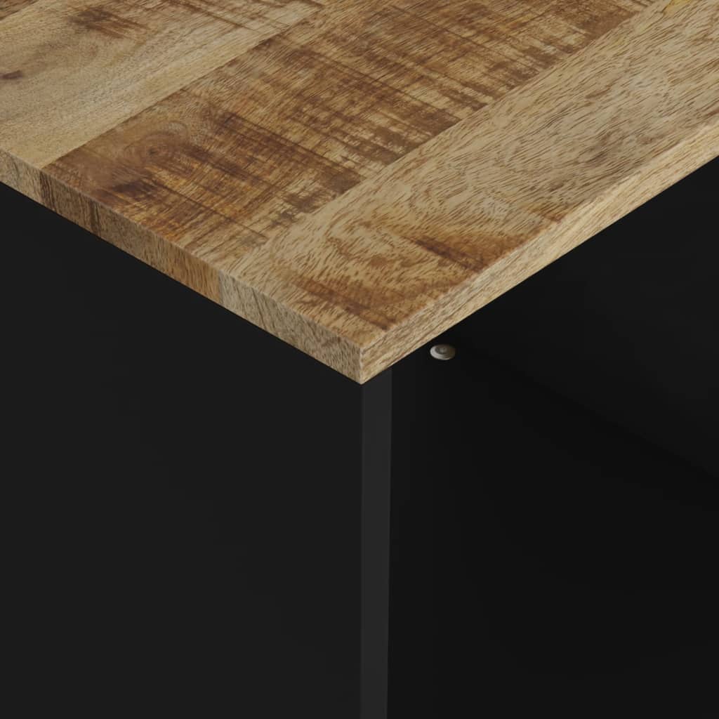 Coffee Table 40x31x46 cm Solid Wood Mango&Engineered Wood