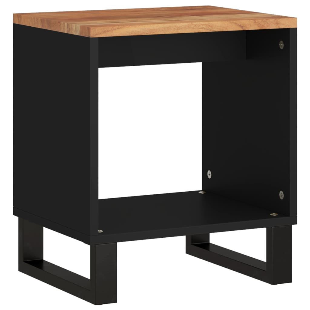 Coffee Table 40x31x46 cm Solid Wood Acacia&Engineered Wood