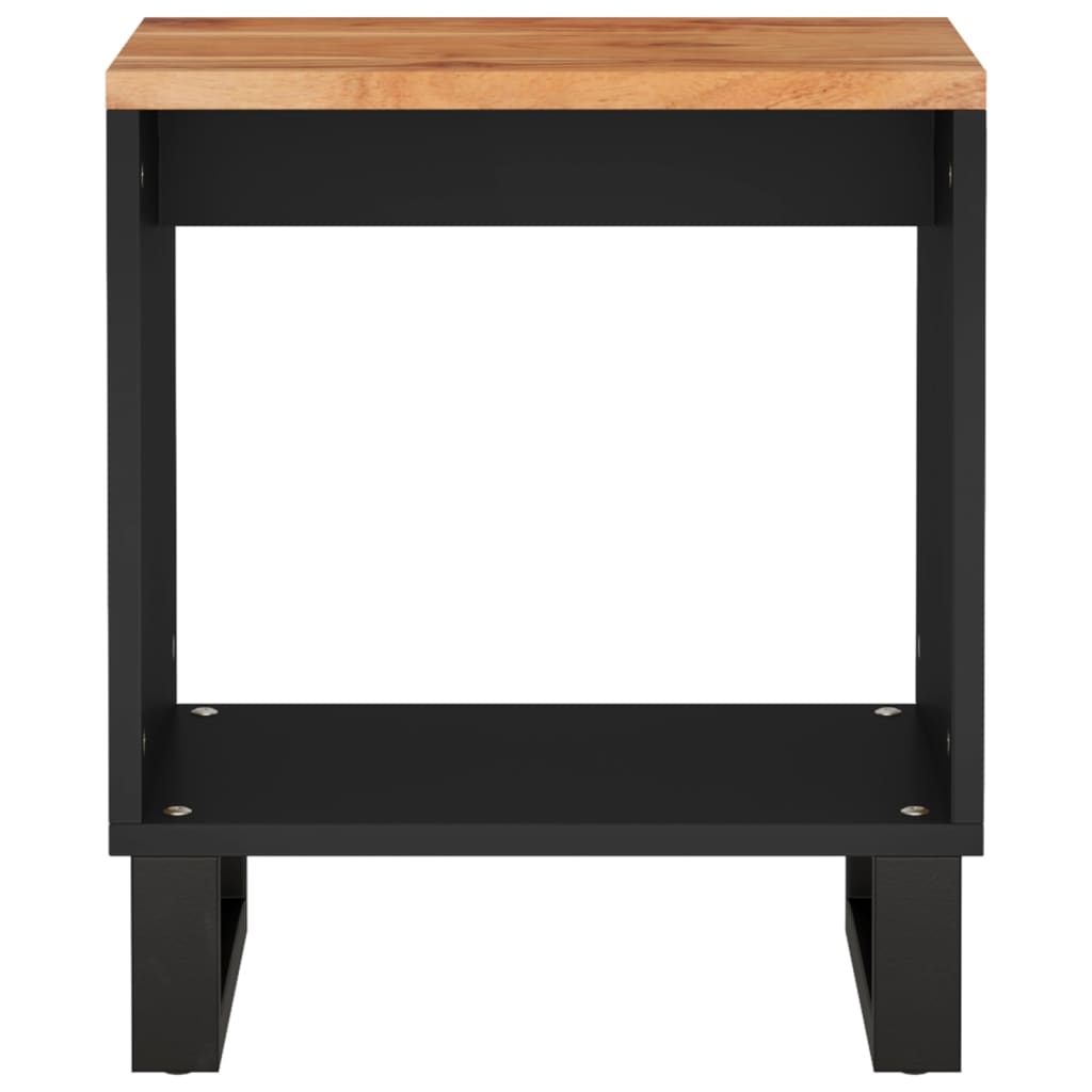 Coffee Table 40x31x46 cm Solid Wood Acacia&Engineered Wood