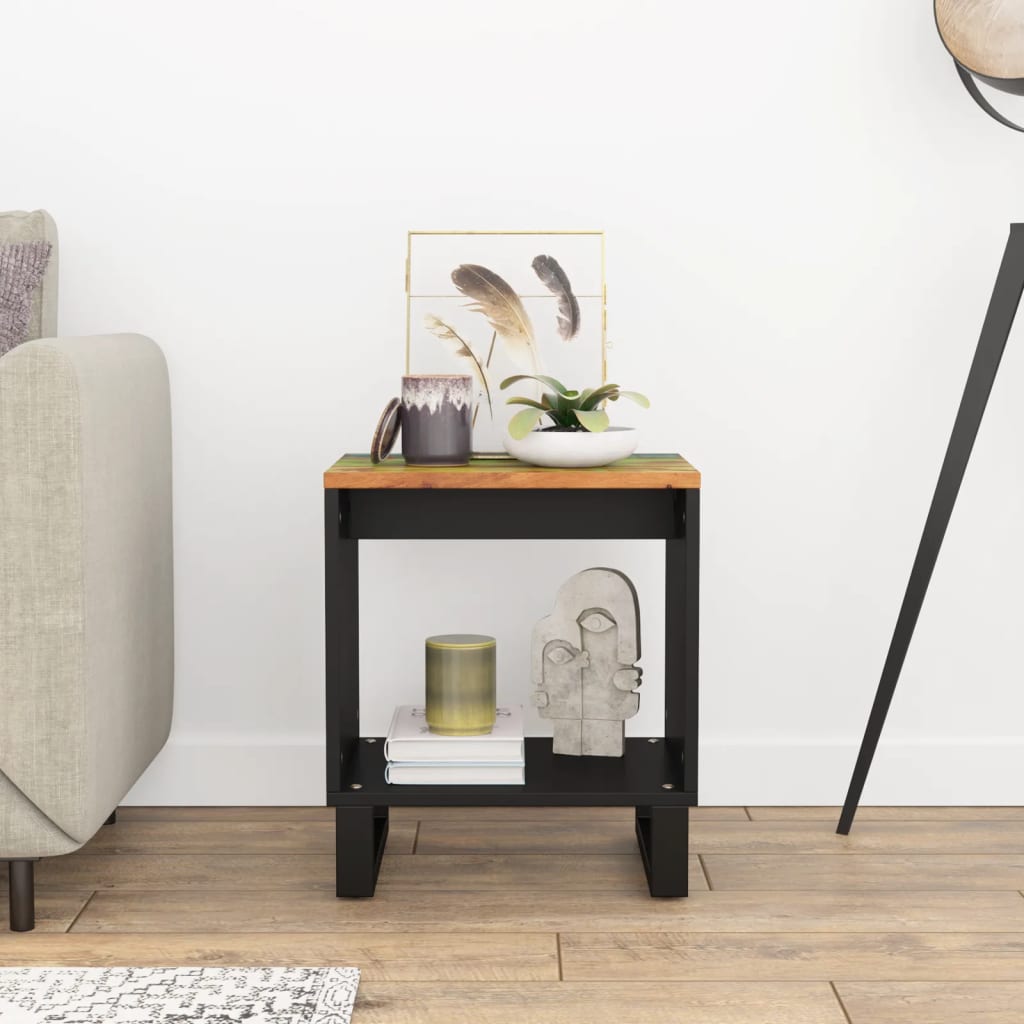 Coffee Table 40x31x46 cm Solid Wood Reclaimed&Engineered Wood