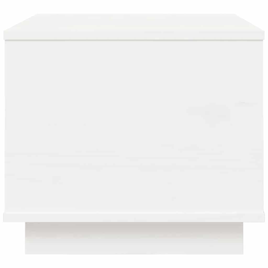 Coffee Table White 40x50x35 cm Solid Wood Pine
