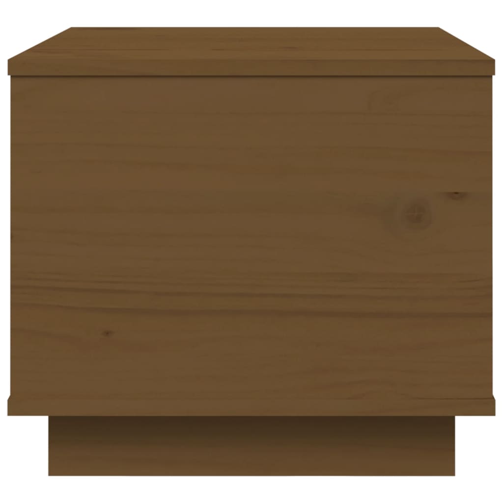 Coffee Table Honey Brown 40x50x35 cm Solid Wood Pine