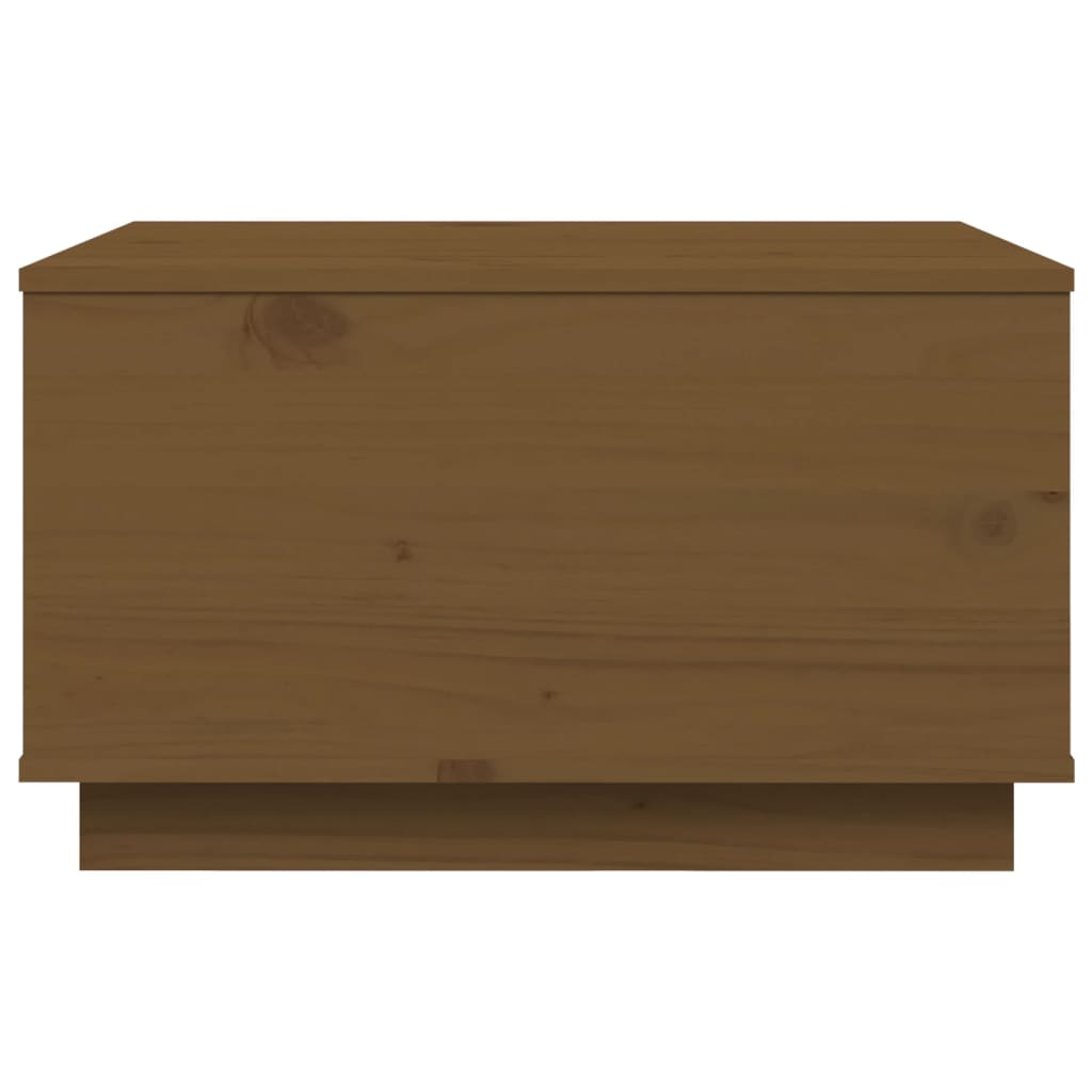 Coffee Table Honey Brown 60x50x35 cm Solid Wood Pine