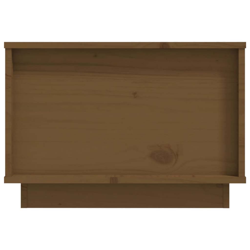 Coffee Table Honey Brown 60x50x35 cm Solid Wood Pine