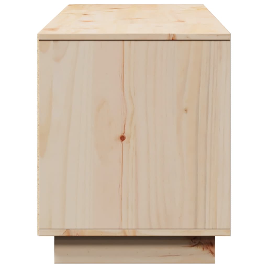 Rustic Wooden 62 Inches TV Tele Stand Unit Cabinet With 4 Door Storage