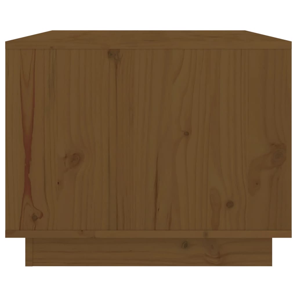 Coffee Table Honey Brown 80x50x40 cm Solid Wood Pine
