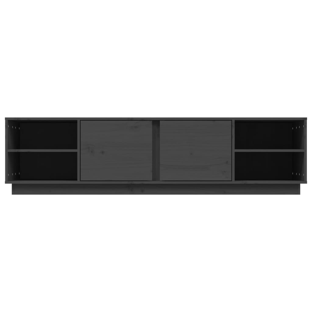 TV Cabinet Grey 156x40x40 cm Solid Wood Pine