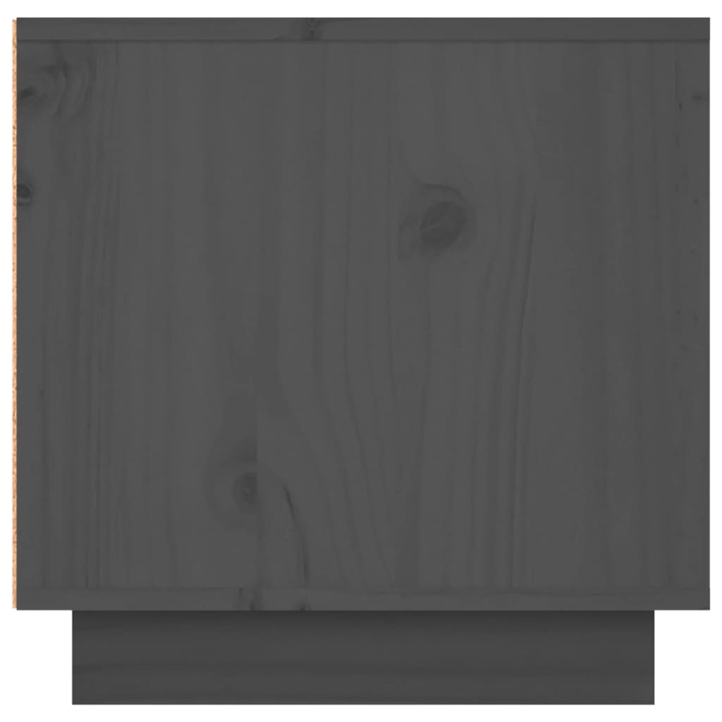 TV Cabinet Grey 156x40x40 cm Solid Wood Pine