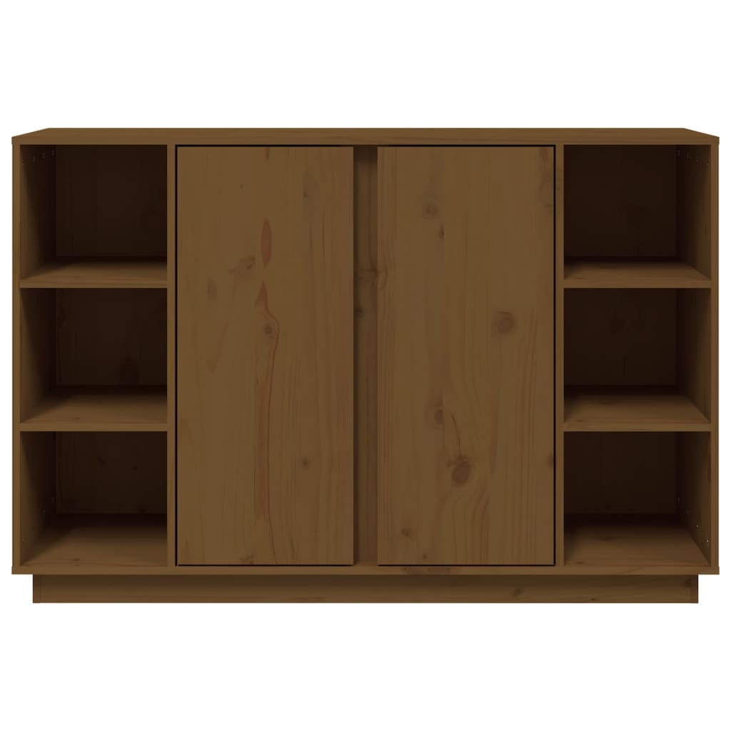 Sideboard Honey Brown 120x35x80 cm Solid Wood Pine